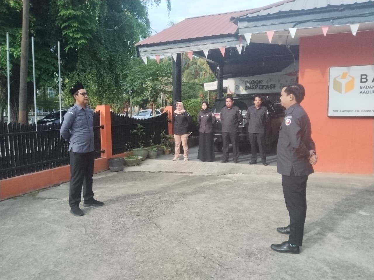 Teguh Wibowo Pimpin Apel Pagi