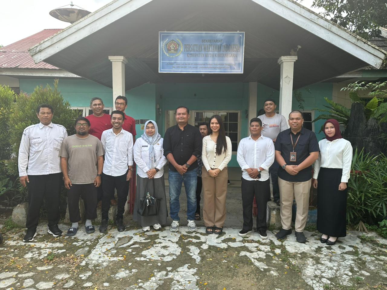 Kunjungan ke PWI Kukar