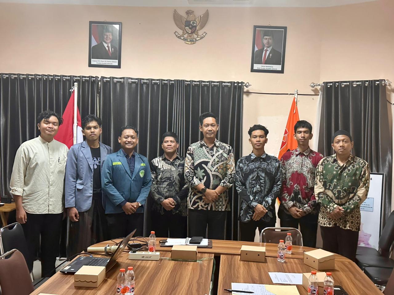 Audensi IPNU ke Bawaslu Kukar