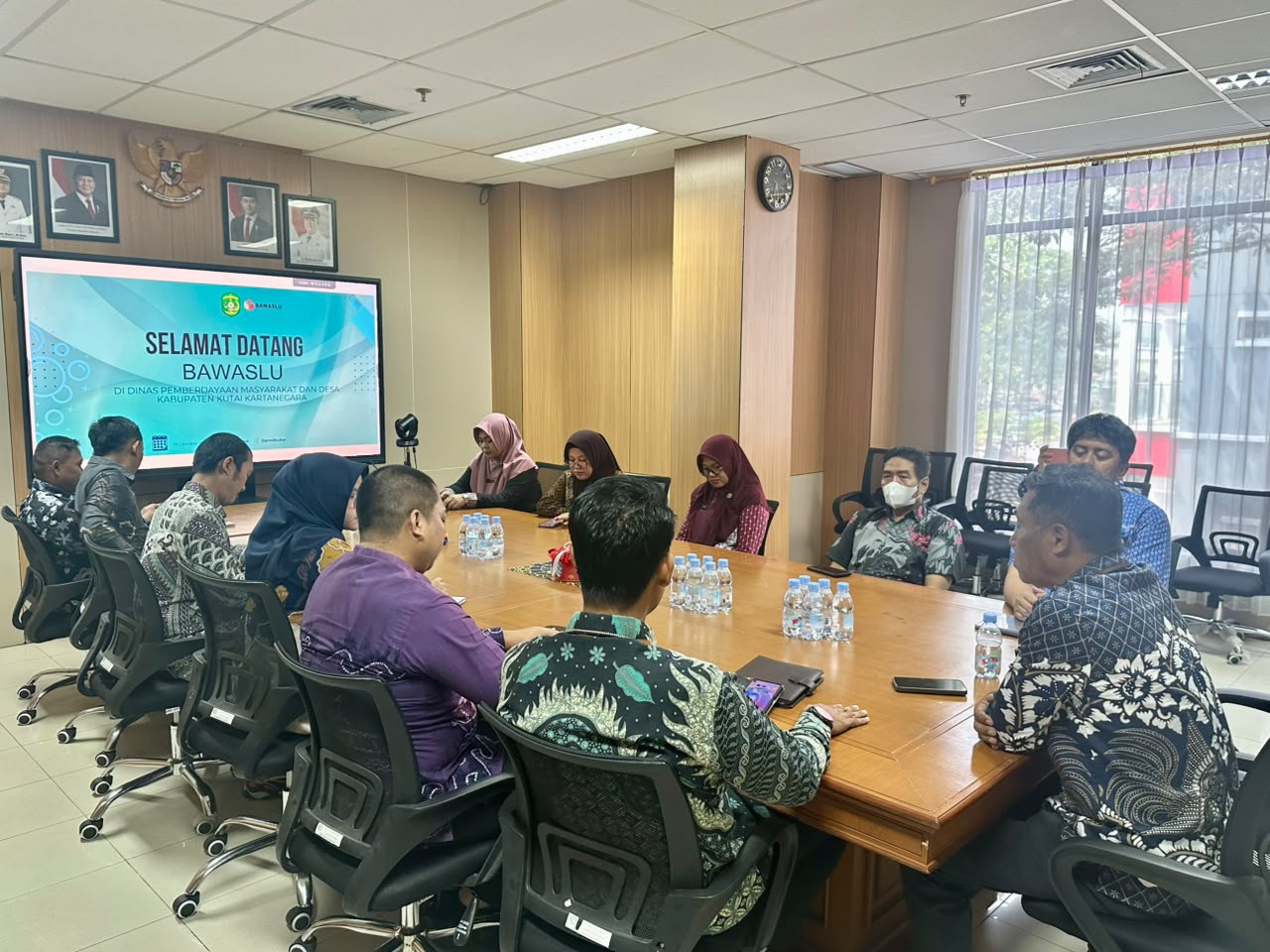 Kunjungan Bawaslu Kukar Ke DPMD