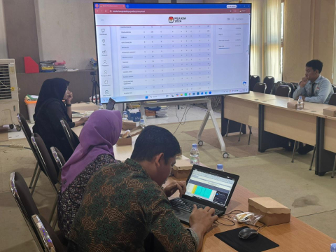 Koordinasi terkait sanding data dengan KPU
