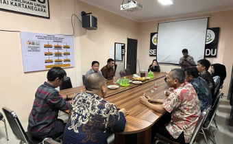 Perkuat Validitas Data Pemilih, Bawaslu Kukar Terima Kunjungan Monitoring dari Bawaslu Kaltim