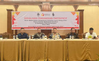 Bawaslu Kutai Kartanegara Gelar Sosialisasi dan Diskusi bersama Awak Media