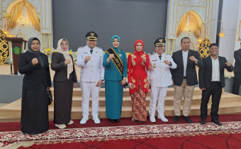 Bawaslu Kutai Kartanegara Hadiri Pelantikan Bupati dan Wakil Bupati Terpilih, Aulia Rahman Basri dan Rendi Solihin