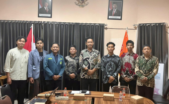 Audensi IPNU ke Bawaslu Kukar