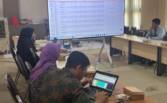 Koordinasi terkait sanding data dengan KPU