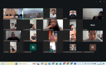Syahfur Hakim ikut Zoom Meeting Bws Kaltim